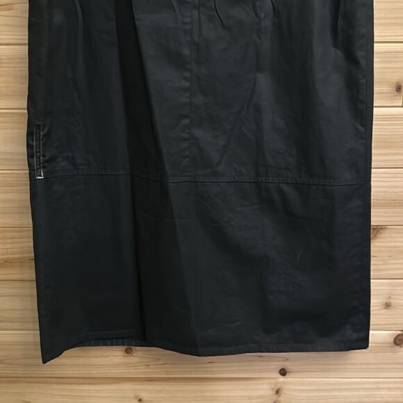 Vintage Guess Collection Size 2 Midi Length Side Tie Nylon Inside Slit Skirt - Picture 3 of 11